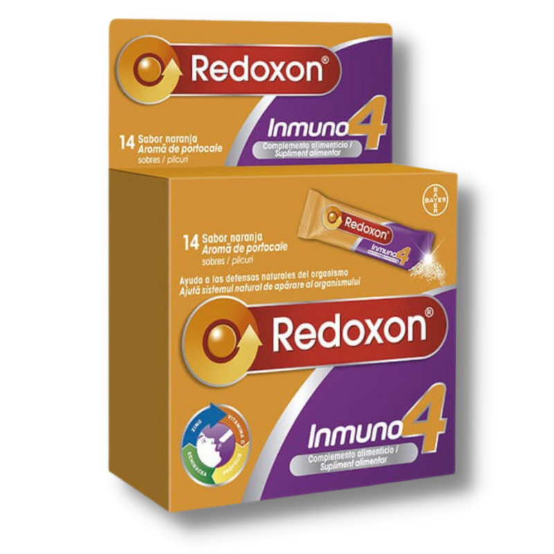 Redoxon inmuno 4 vitaminas y defensas 14 sobres