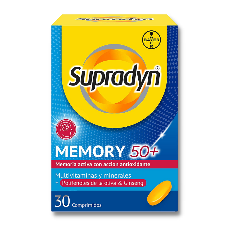 Supradyn memoria 50+ 30 comprimidos