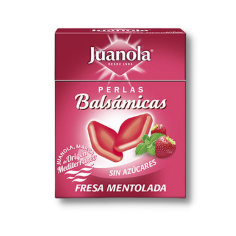 Juanola perlas sabor fresa mentolada 20 uds