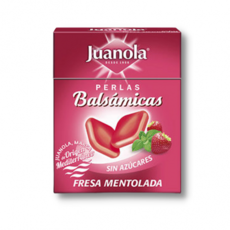 Juanola perlas sabor fresa mentolada 20 uds