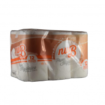 Papel higienico laminado nub 2 capas ref: 09040 fardo 108 rollos