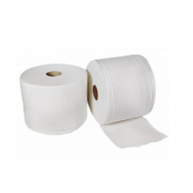 Papel secamanos bobina industrial 2 capas laminada 420m ref:070107 fardo 2 uds