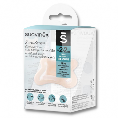 Suavinex chupete zero zero prematuros -2 a 2 m 1 ud