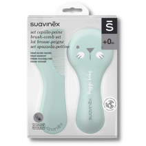 Suavinex set cepillo y peine bebe verde