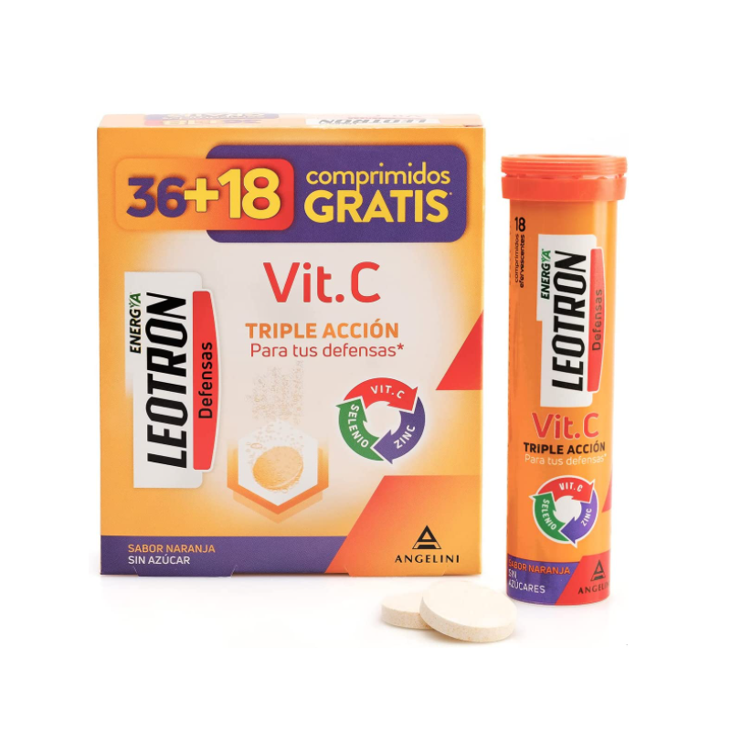 Leotron vitamina C 36+18 comprimidos