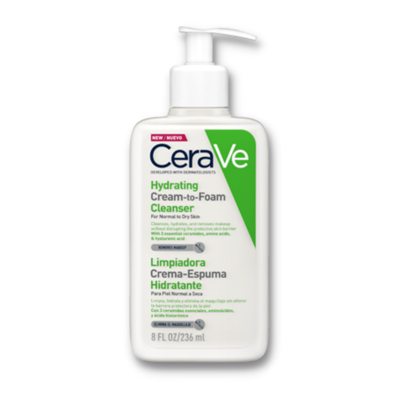 Cerave crema espuma hidratante 236 ml