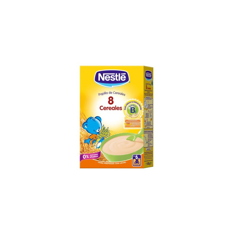 NESTLE PAPILLA 8 CEREALES BIFIDUS 600 G