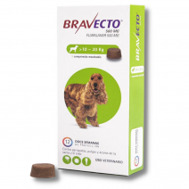 Bravecto perros 10-20 kg 1 comprimido 500mg