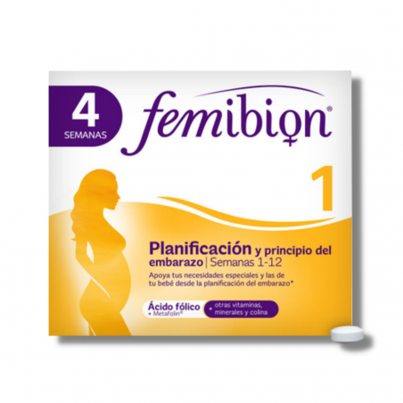 Femibion 1 pronatal y embarazo 28 comprimidos