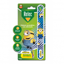 Relec pulsera aromatica 1 unidad minion estampado azul