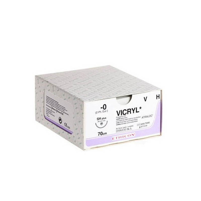 Sutura vicryl 2/0 v393h ethicon caja 36 uds