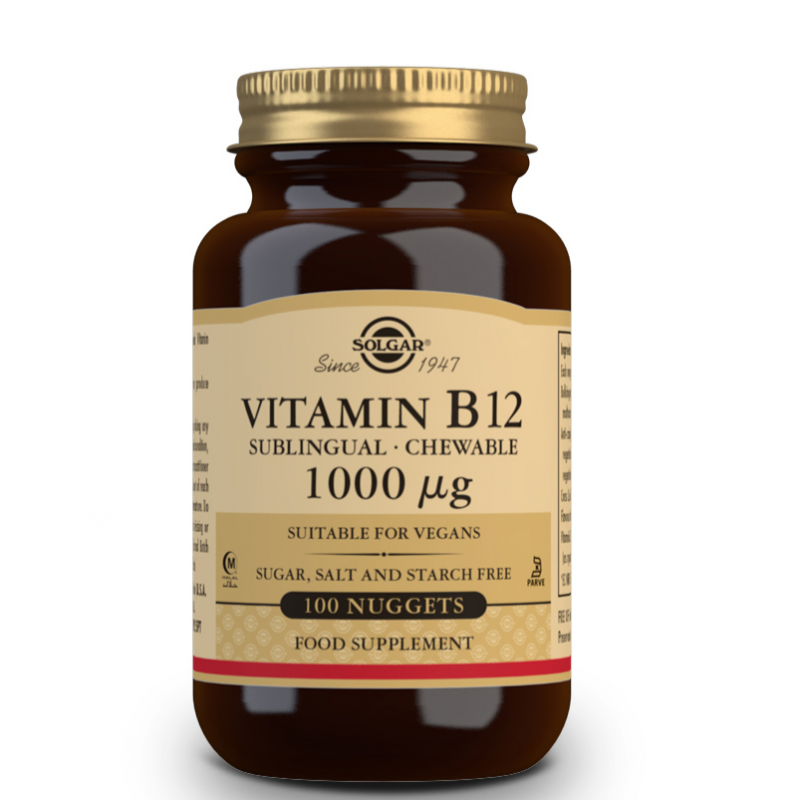 Solgar vitamina b12 1000mcg cianoco 100 comprimidos