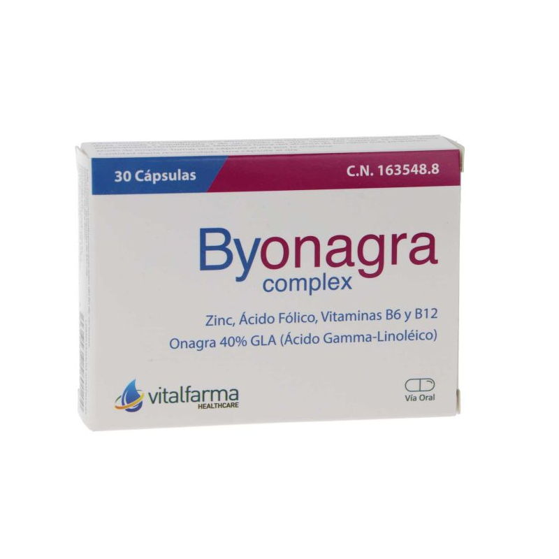 Vitalfarma byonagra complex onagro vitaminas 30 capsulas