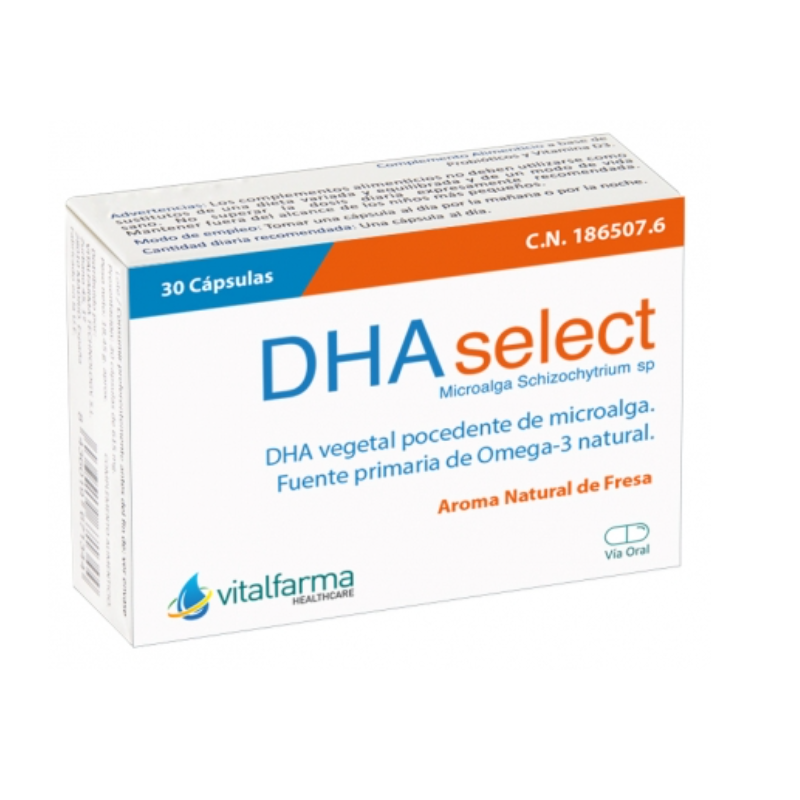 Vitalfarma dha select vegetal microalga 30 capsulas