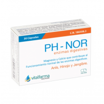 Vitalfarma ph-nor 30 comprimidos enzimas digestivas