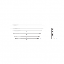 Aguja sutura recta  nº3 ref-20930-03 caja 12uds