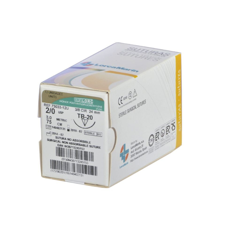 Sutura monocryl 3/0 ref.w3208 caja 12uds