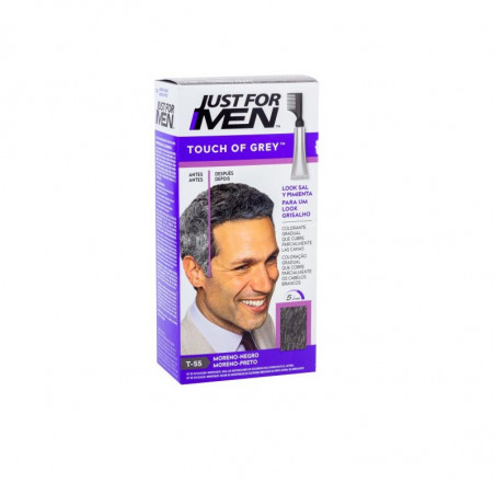 Just for men touch of grey tono moreno negro 40 g