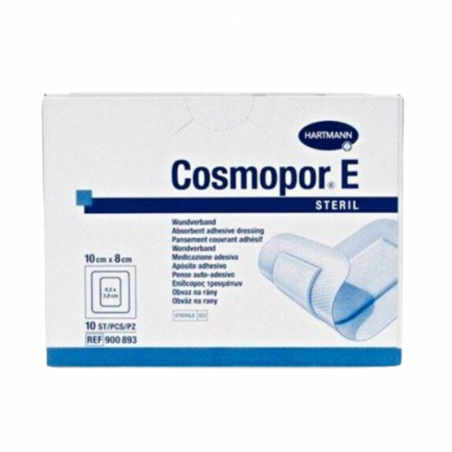 Aposito estéril cosmopor E 10x8 cm caja 25 uds