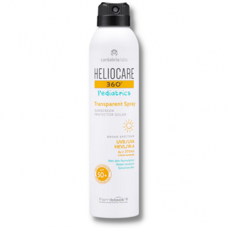 Heliocare 360º pediatrics spray transparente spf 50+ 200 ml