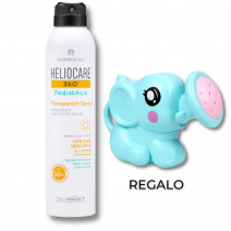 Pack Heliocare 360º pediatrics spray transparente 200ml SPF50+ Regadera Elefante juguete