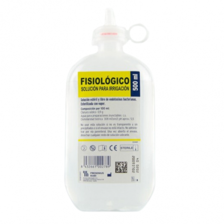Suero fisiológico 0.9% irrigación apyr 10 unidades x 500 ml