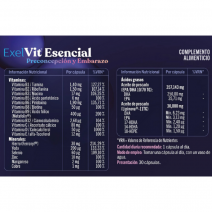 Exelvit Esencial Embarazo Y Preconcepción 30 Cápsulas