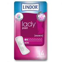 Lindor lady pad mini 2 gotas 14 uds