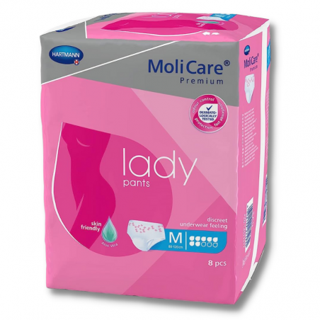 Molicare pants lady 7 gotas Talla M 8 Uds