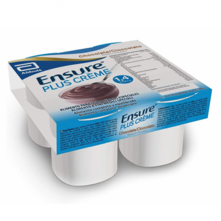 Ensure plus crema chocolate 4 tarrinas 125 g