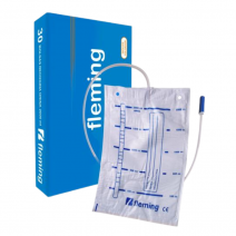 Bolsa orina 2l c/tubo 90cm fleming caja 30 uds