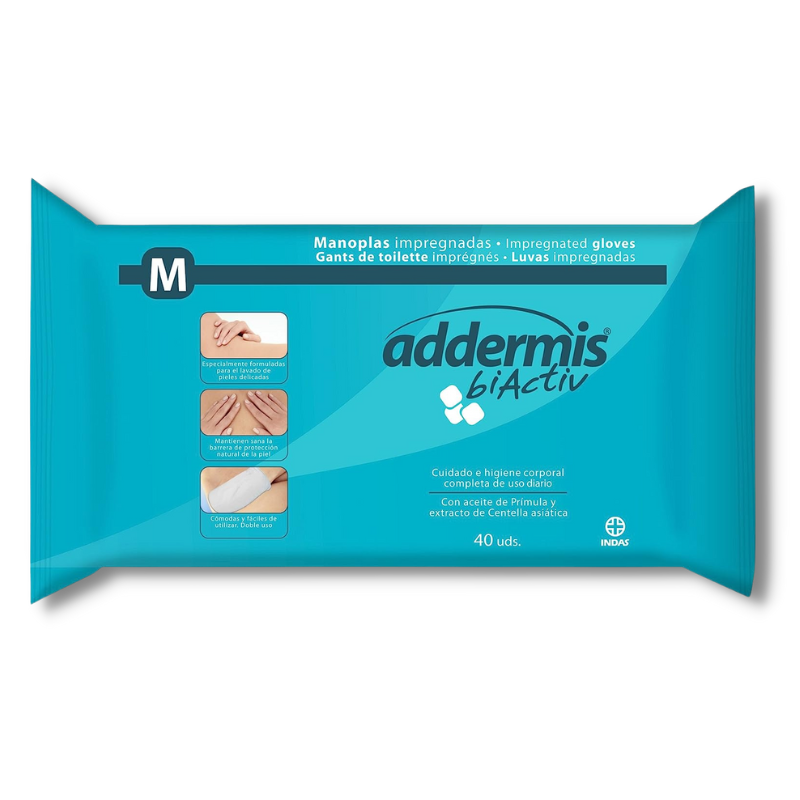 Addermis manoplas biactiv 40 uds