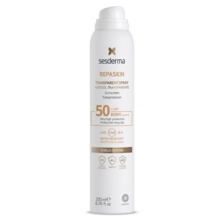 Sesderma repaskin spray transparente spf50+ 200 ml