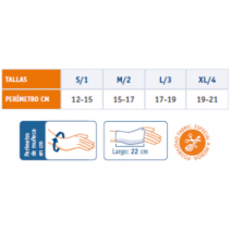 Muñequera ferula palmar larga manutec ref:mf-d60 dcha t-4