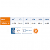 Rodillera neopreno rotula abierta est.laterales + cincha thermo-med ref:4103 talla 2
