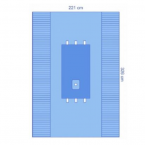 Sabana extremidades eclipse 221x236 cm ref: 29414ce caja 12 uds