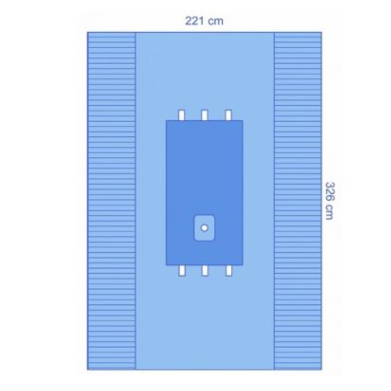 Sabana extremidades eclipse 221x236 cm ref: 29414ce caja 12 uds