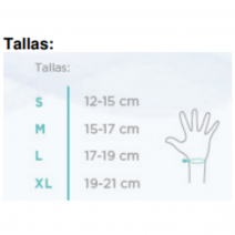 Muñequera metacarpiana prim talla l izda 1 ud