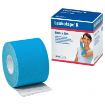 Venda kinesio leukotape k azul 5 x 5 cm ref:72978 – 21 1 ud