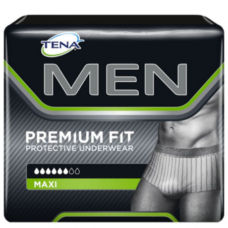 Tena men premium fit protective underwear 12 uds talla m