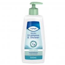 Tena shampoo & shower 500 ml