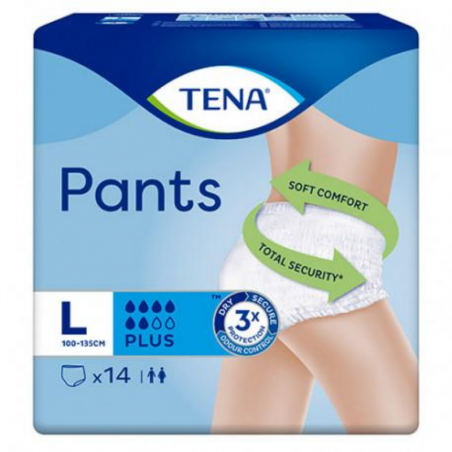 Tena pants plus absorb inc ligera gde 100-135 14 uni