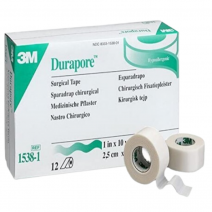 Esparadrapo seda durapore 9,14x1,25 c/24 uds