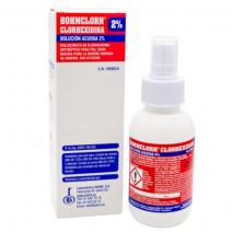 Clorhexidina 2% alco tintada bohm 250 ml caja 25 unidades