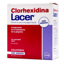 Lacer Clorhexidina Colutorio 24 Sobres monodosis 15 ml