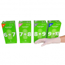 Guantes de látex con polvo Talla S