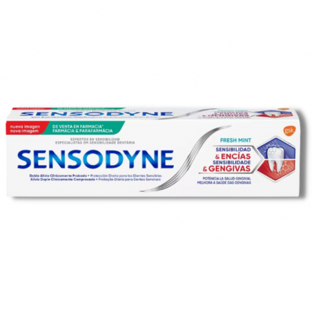 Sensodyne sensiblidad y encías fresh mint 75 ml