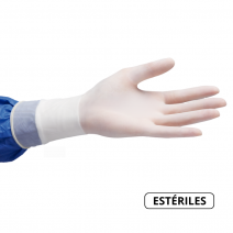 Guantes de látex estériles Talla 6 sin polvo quirúrgicos Naturflex 100uds