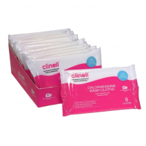 Toallitas clorhexidina 2% ref: chgwc8 caja 12 bolsas x 8 toallitas