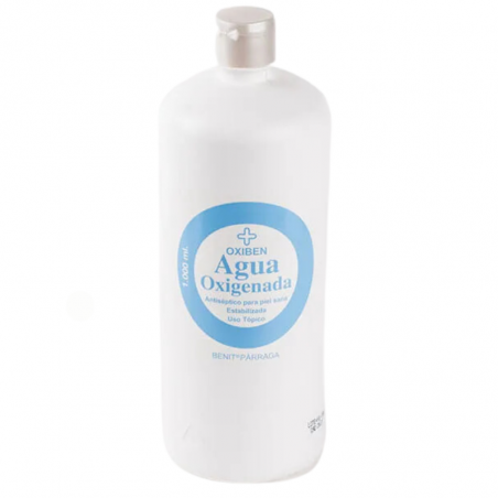 Agua oxigenada 6% (20 vol) 1000ml Oxiben ref:5040 1 ud